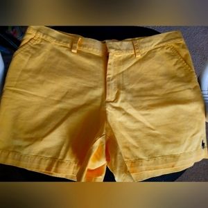 Polo Ralph Lauren beautiful yellow shorts worn once size 10